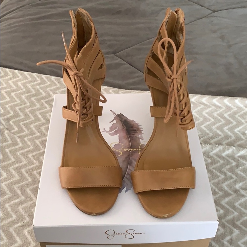 Jessica Simpson Gladiator Heels